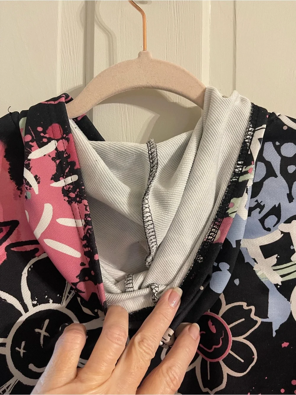 Teen fun print hoodie